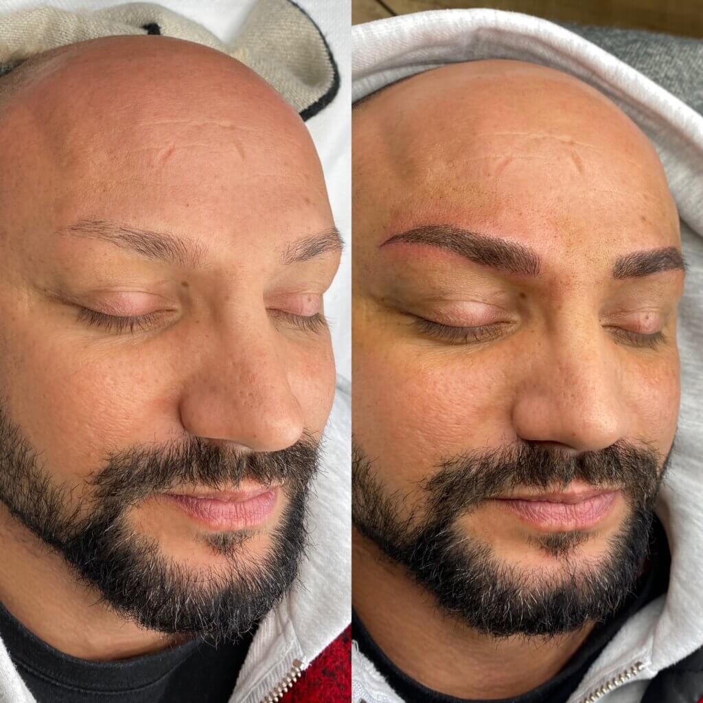 Microblading für Männer